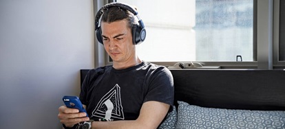man on phone