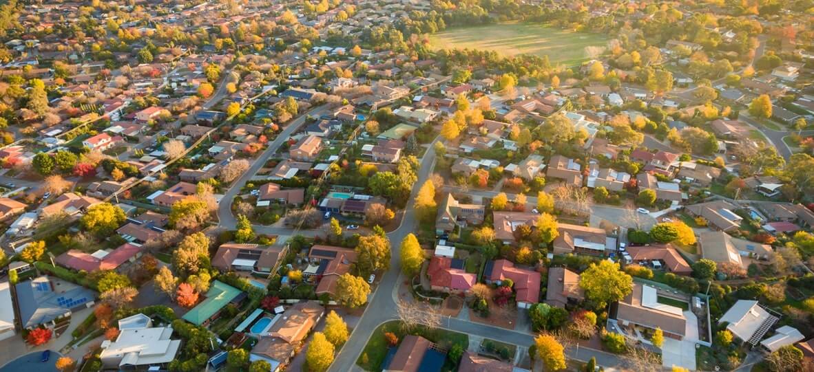 village aeral view