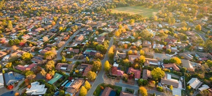 village aeral view